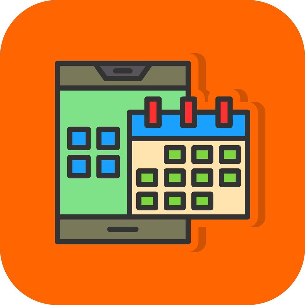 Mobile Application Vector Icon Design