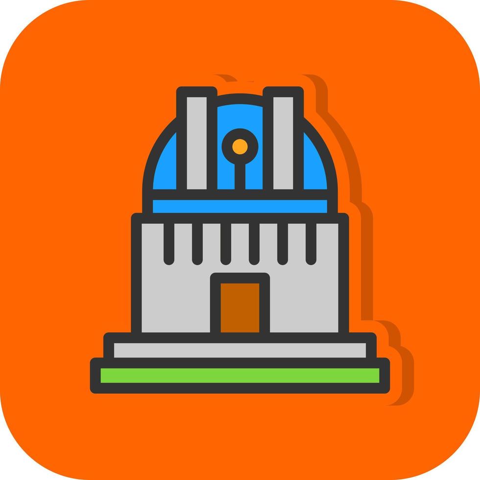 Observatory Vector Icon Design