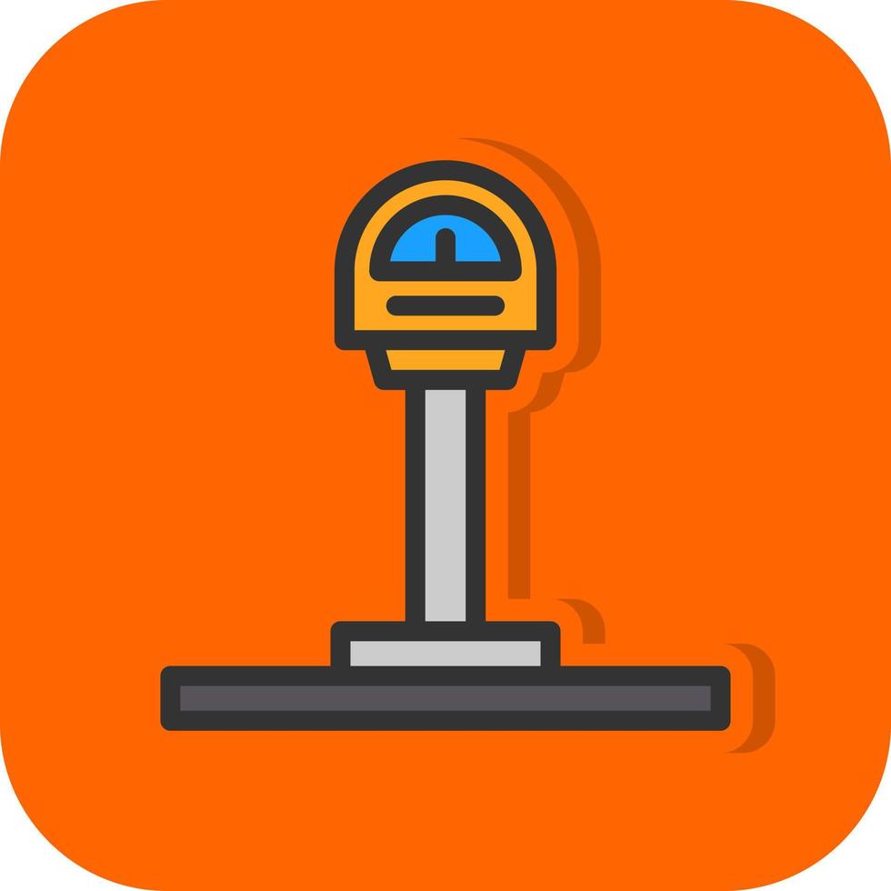 Parking Meter Vector Icon Design