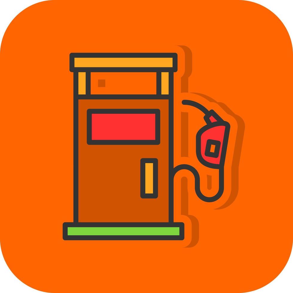 diseño de icono de vector de estación de combustible