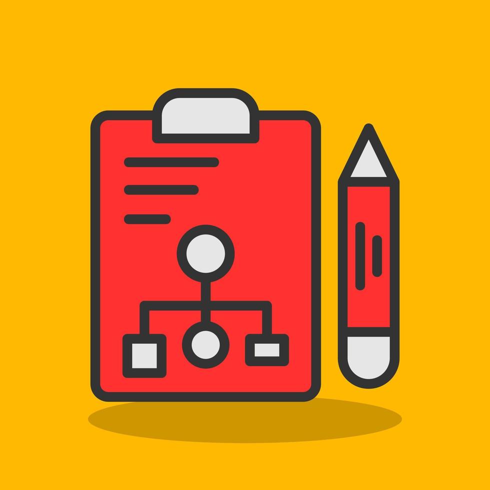 Project Plan Vector Icon Design
