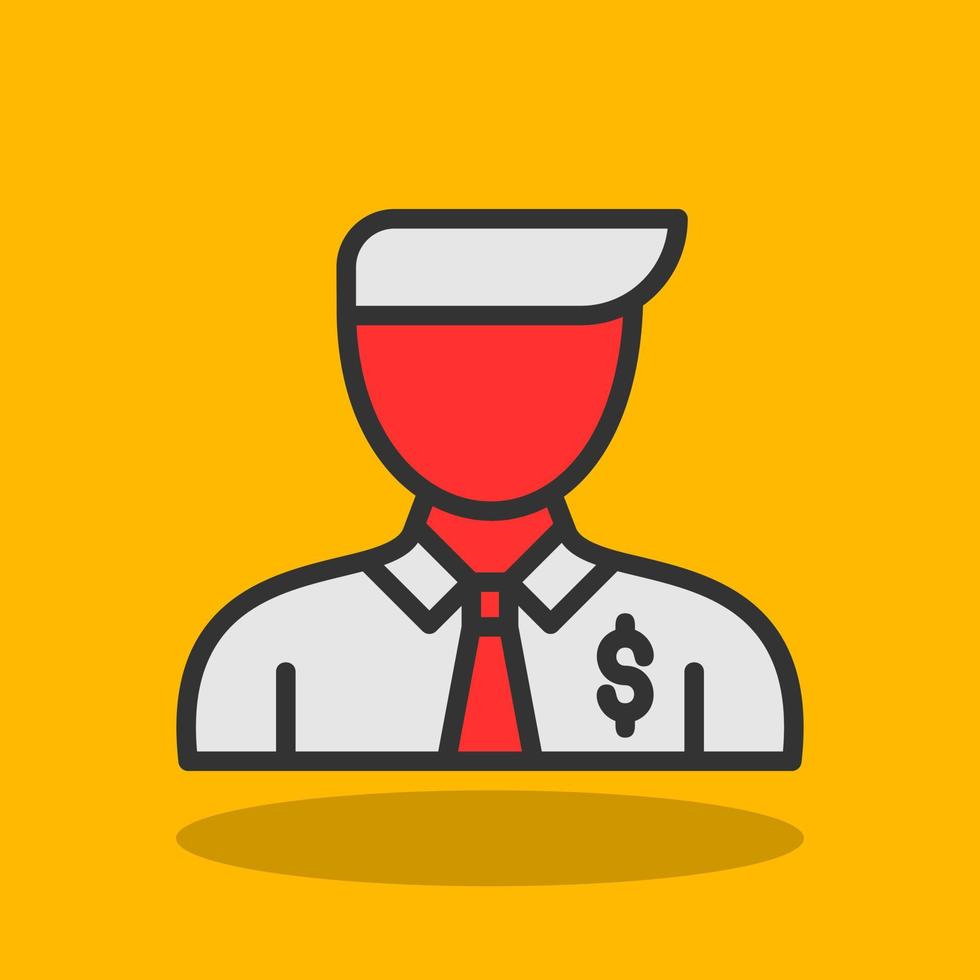 Salesman Vector Icon Design
