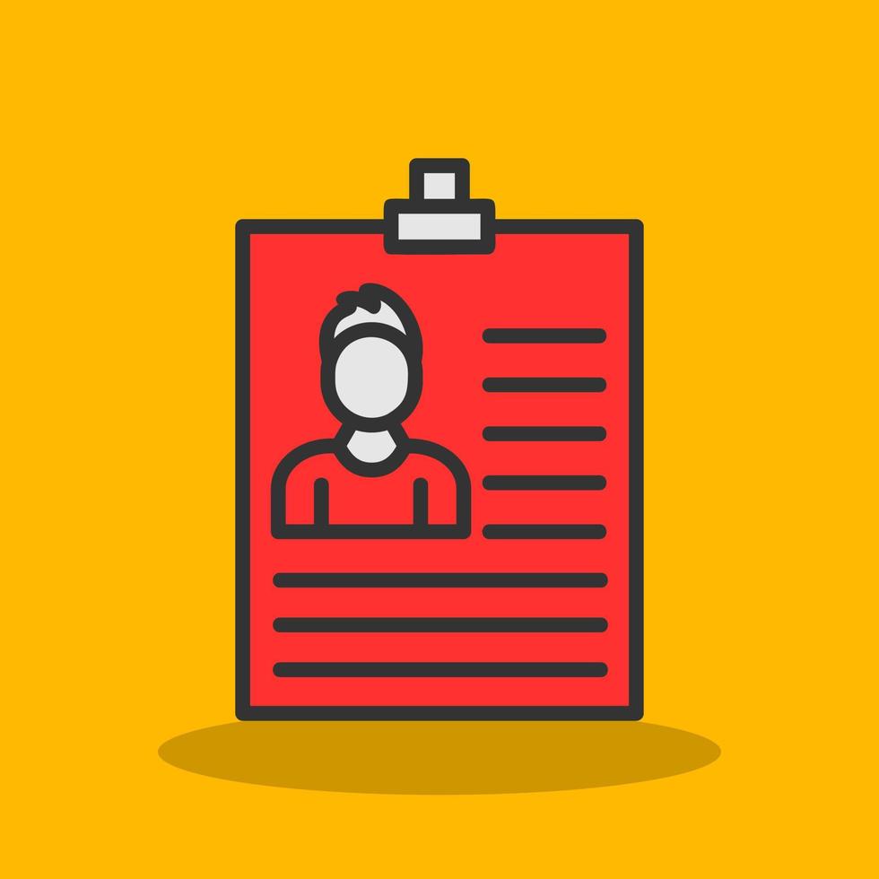 Identification Vector Icon Design