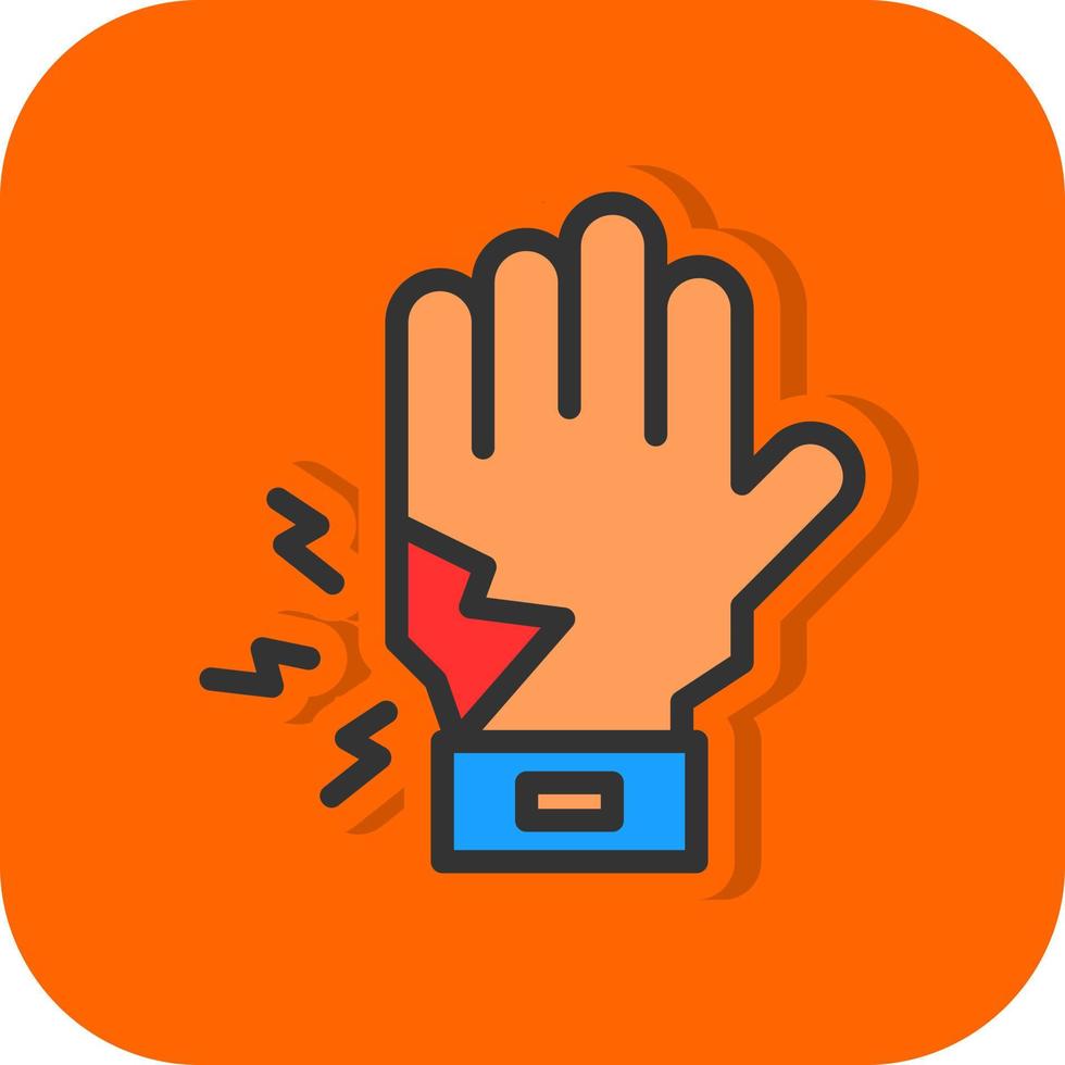 Injured Vector Icon Design
