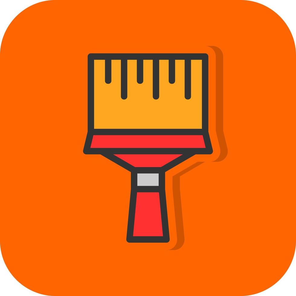 Paint Brush Vector Icon Design