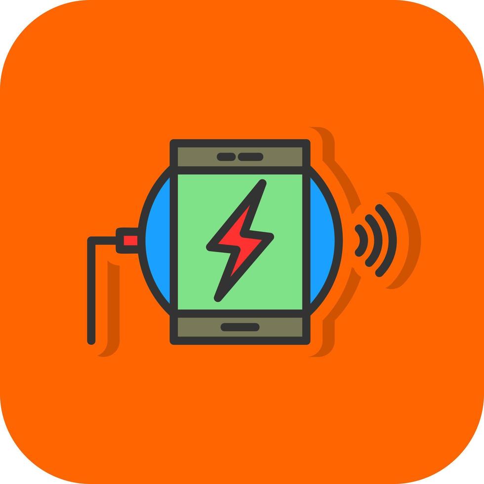 Wireless CHarger Vector Icon Design