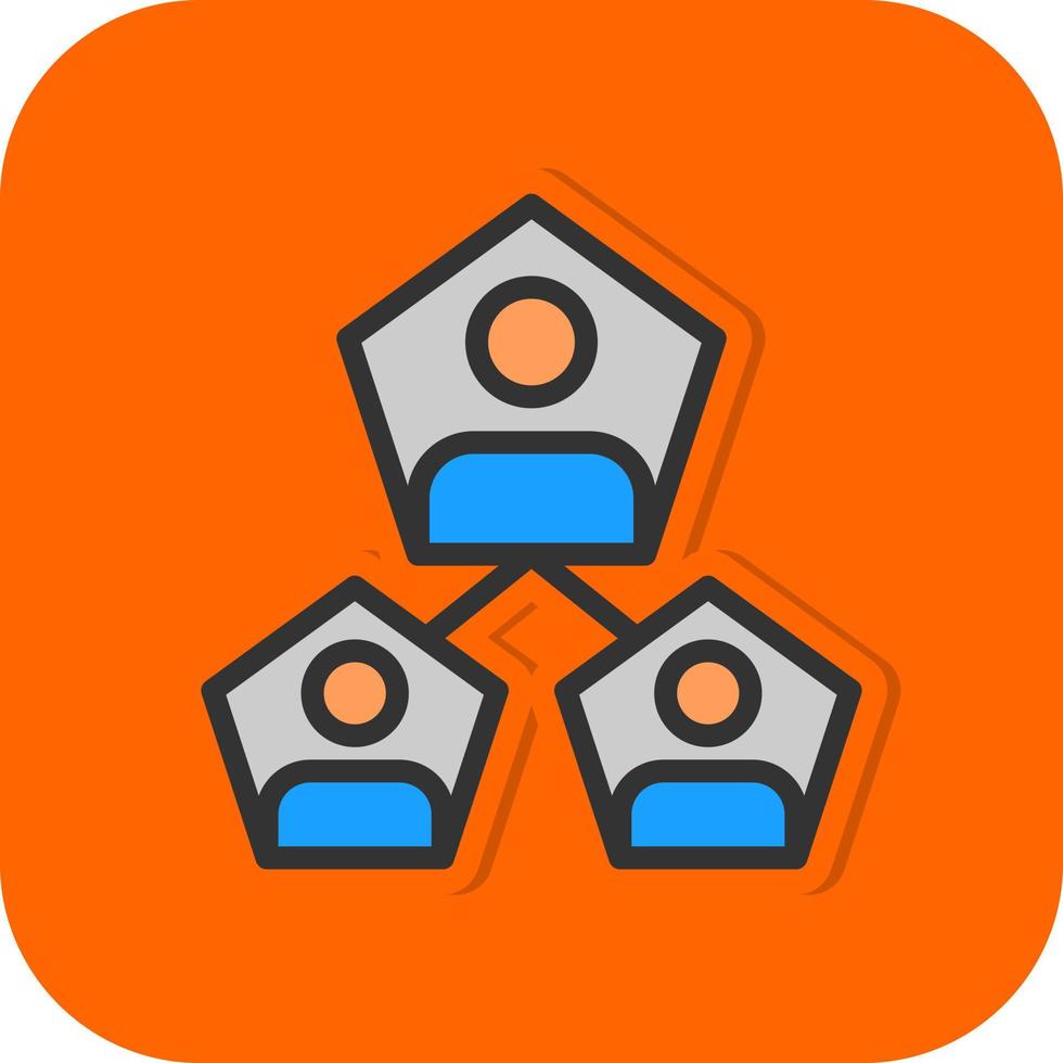 Segmentation Vector Icon Design