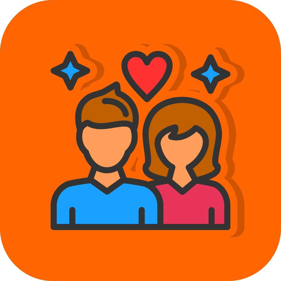 Couple Vector Icon Design