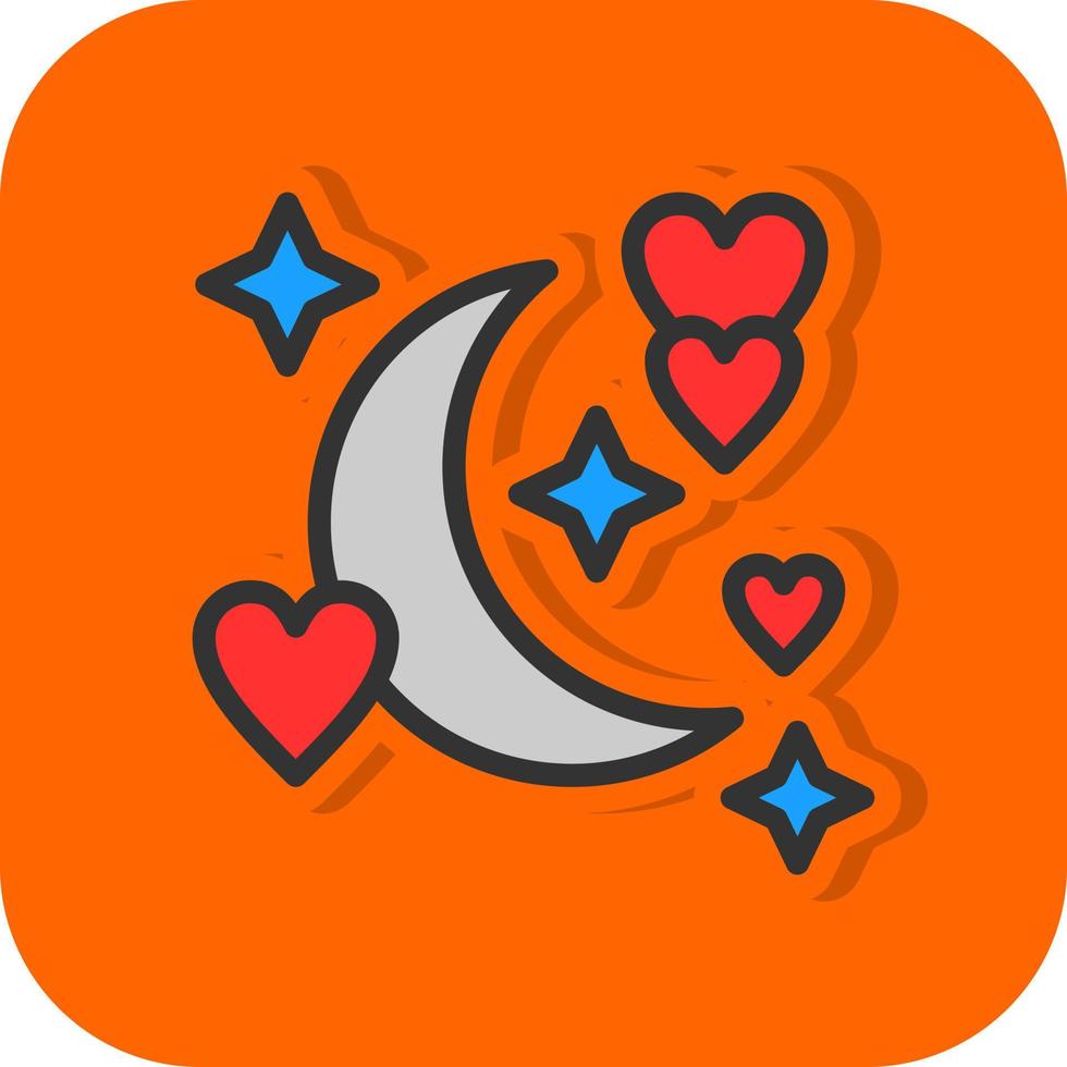 Honeymoon Vector Icon Design