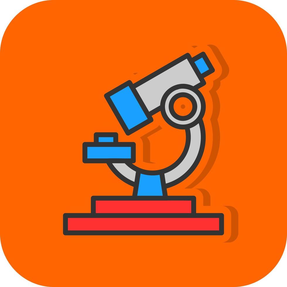 diseño de icono de vector de microscopio