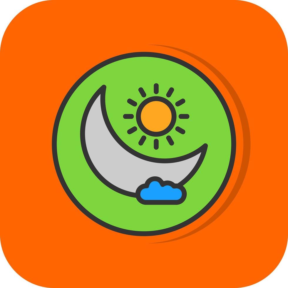 Day ANd Night Vector Icon Design