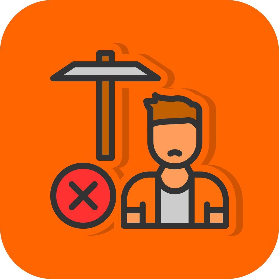 No Child Labour Vector Icon Design