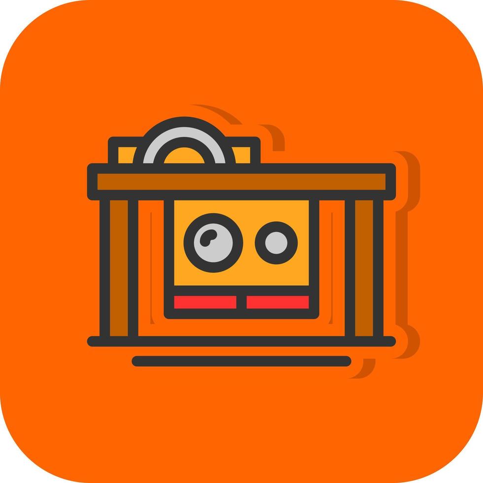 Table Saw Vector Icon Design