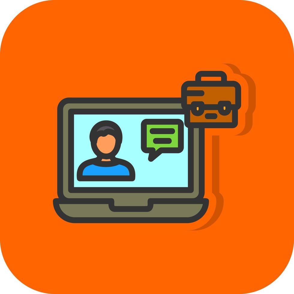 Business Chat Vector Icon Design