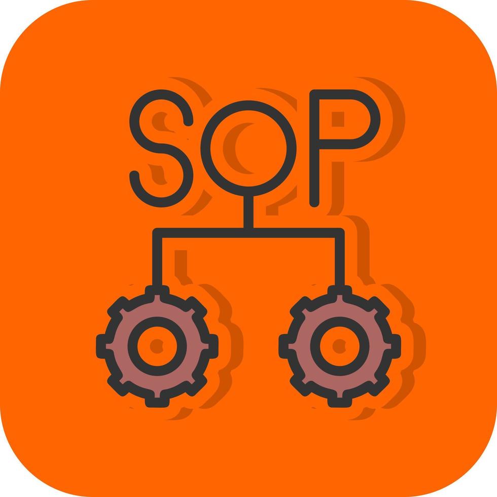 diseño de icono de vector de sop