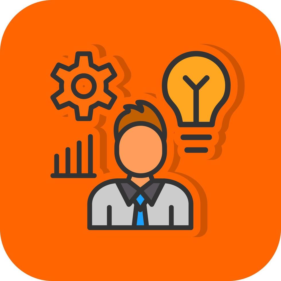 Talent Manager Vector Icon Design