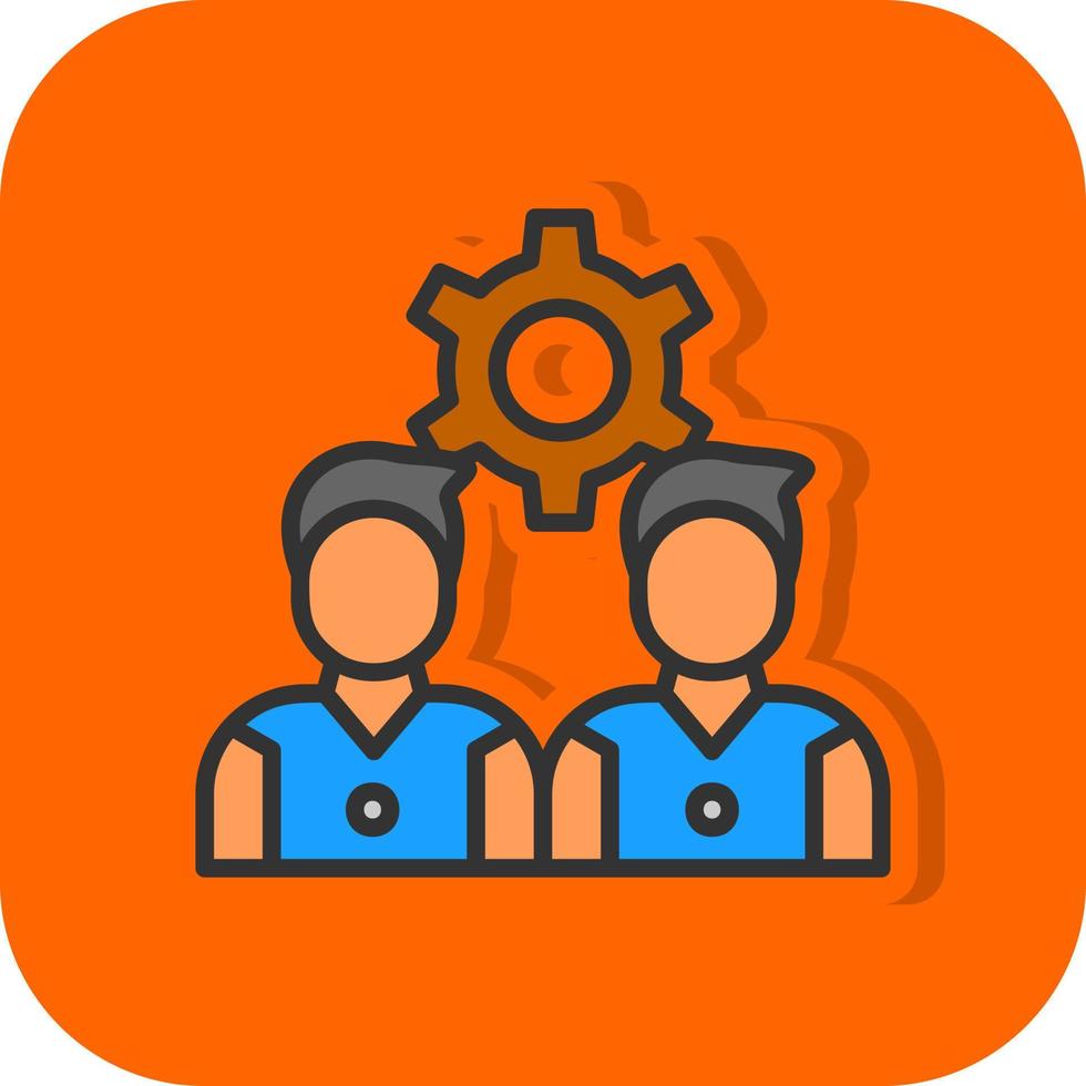 Team Management Vector Icon Design