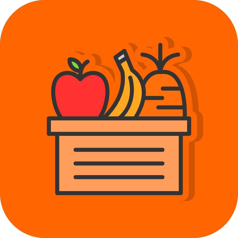 Healthy Food Vector Icon Design