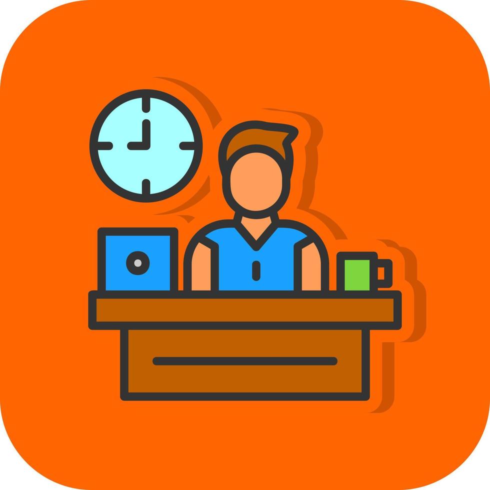 Workplace Vector Icon Design