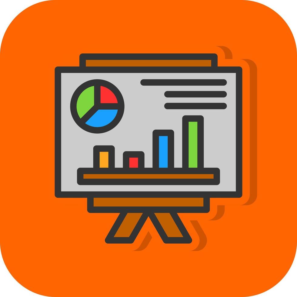 Presentation Vector Icon Design