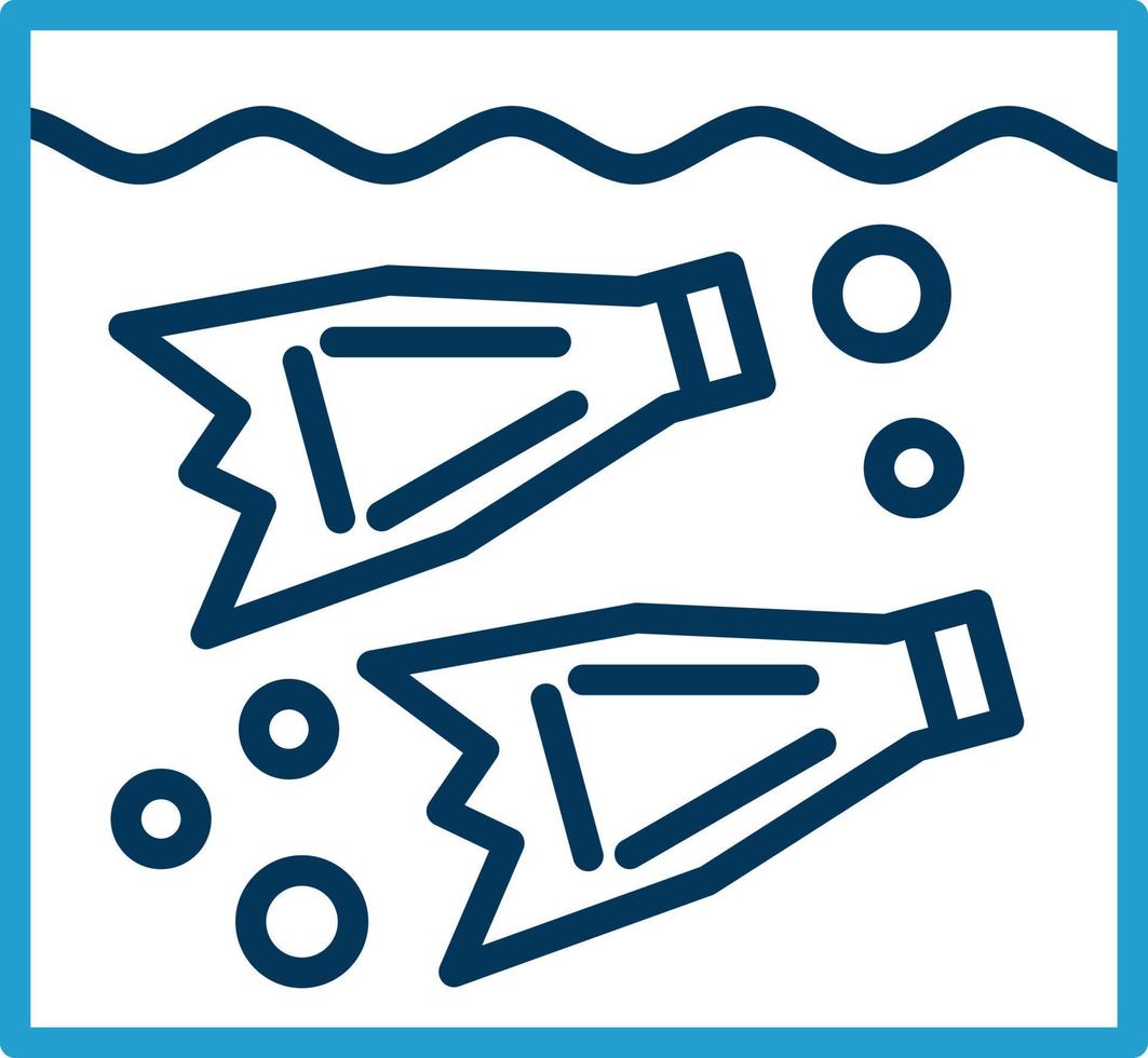 Fin Swimming Vector Icon Design