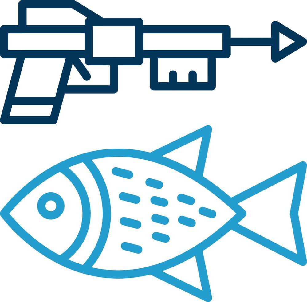 Spearfishing Vector Icon Design