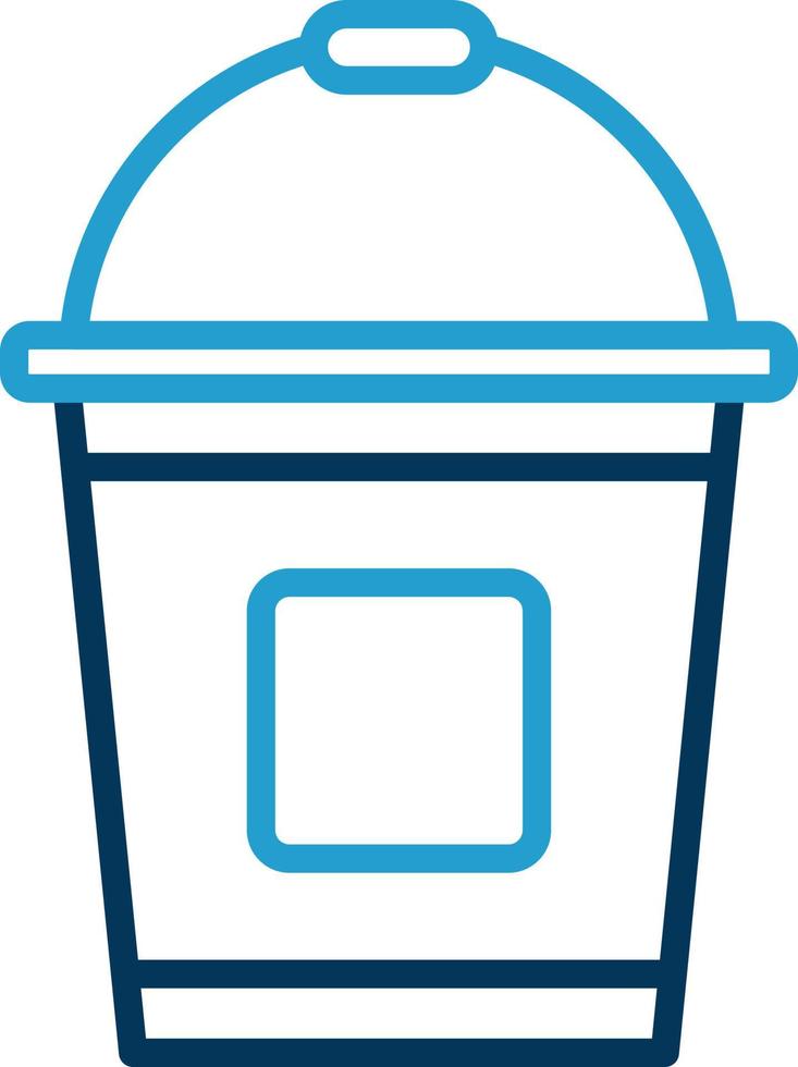 Bucket Vector Icon Design