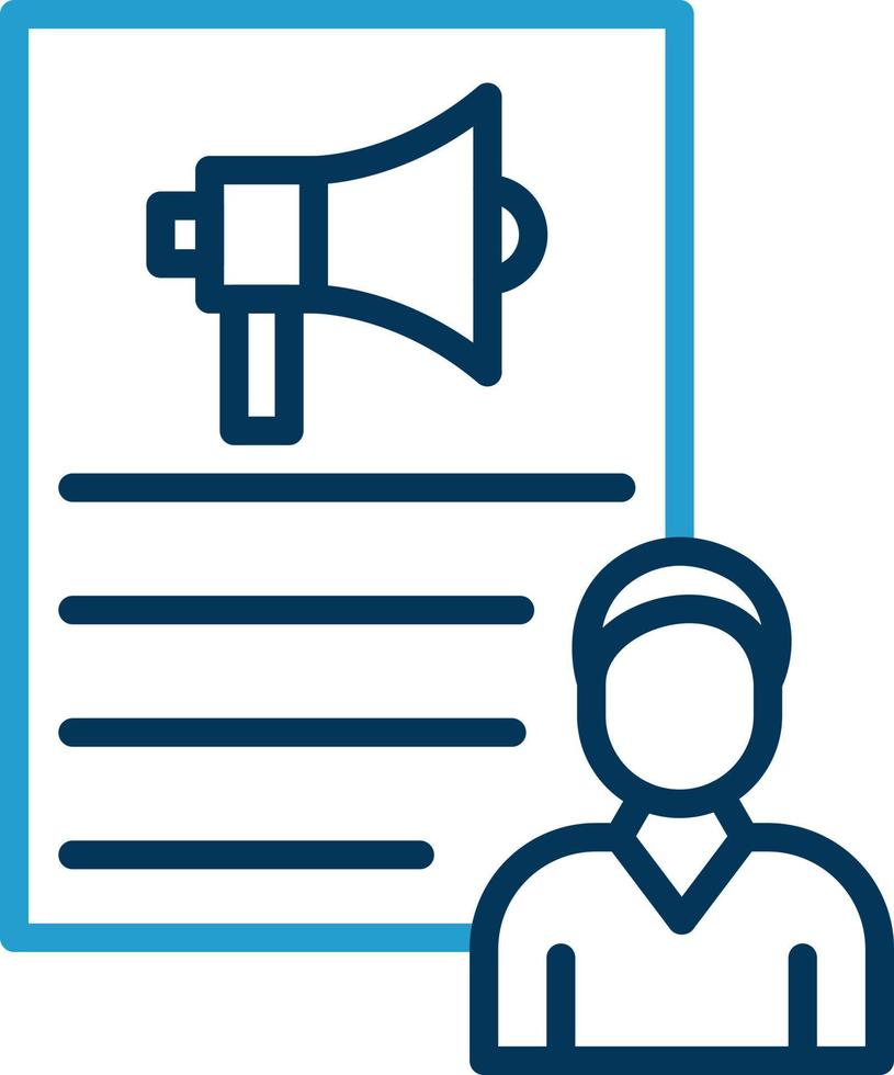 Hr Marketing Vector Icon Design