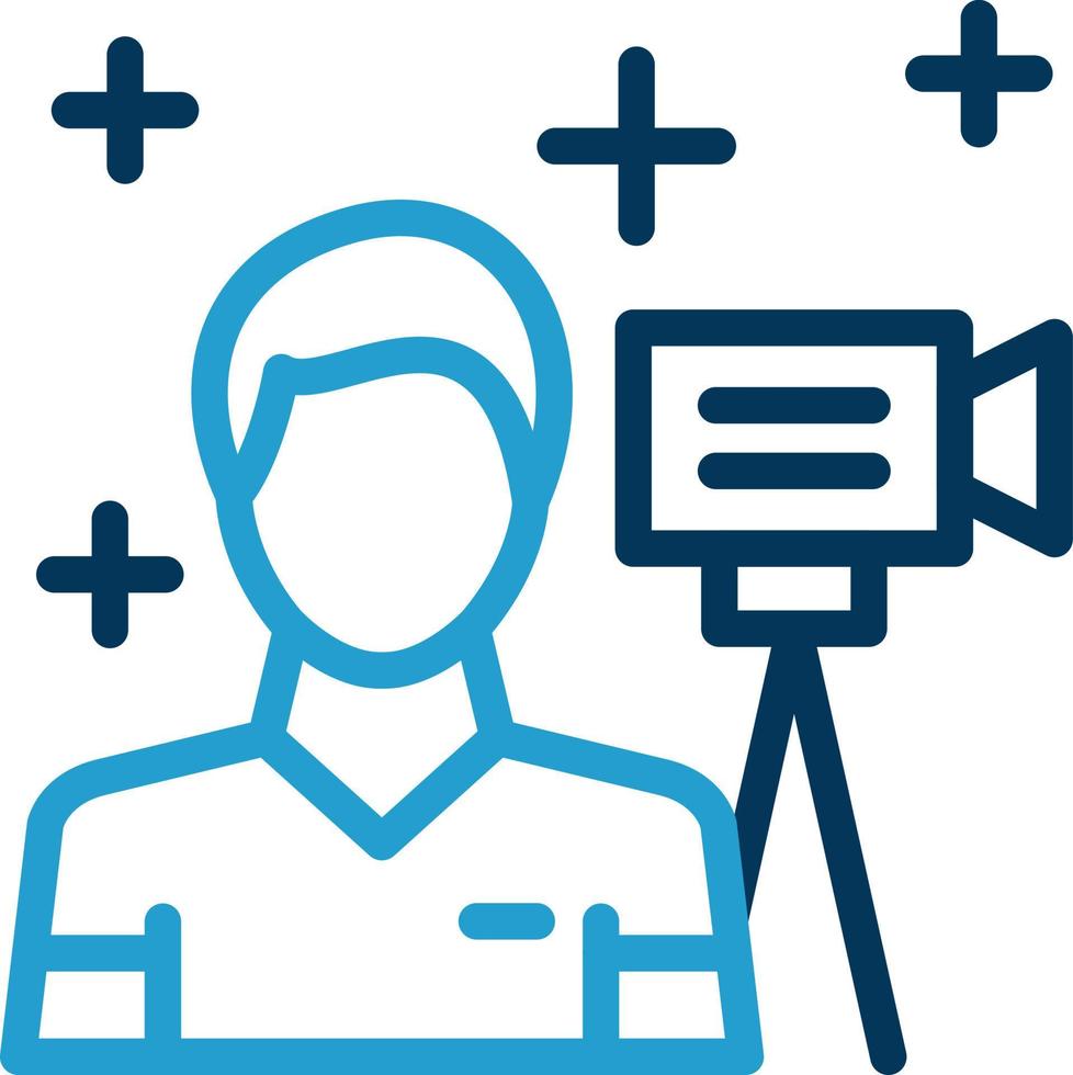 Movie Making Vector Icon Design