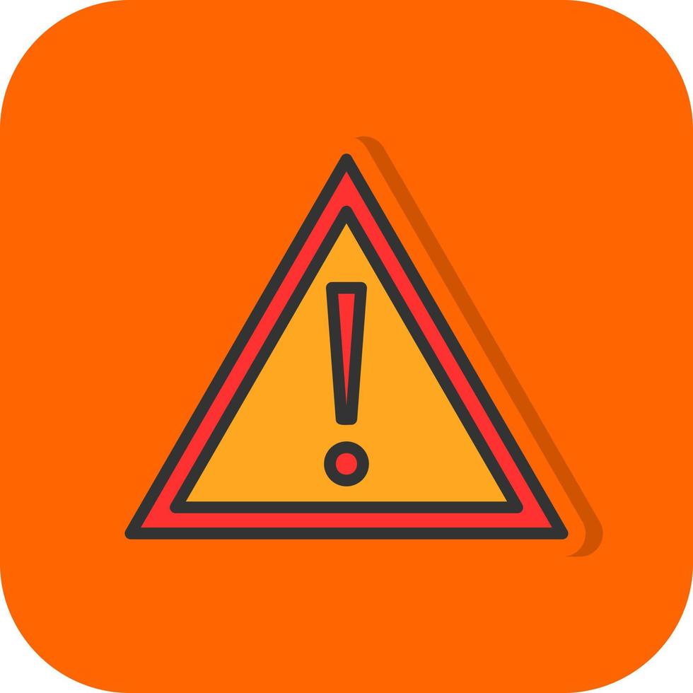 diseño de icono de vector de alerta