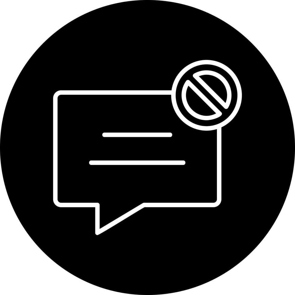Blocked Vector Icon