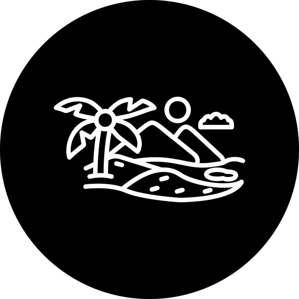 Oasis Vector Icon