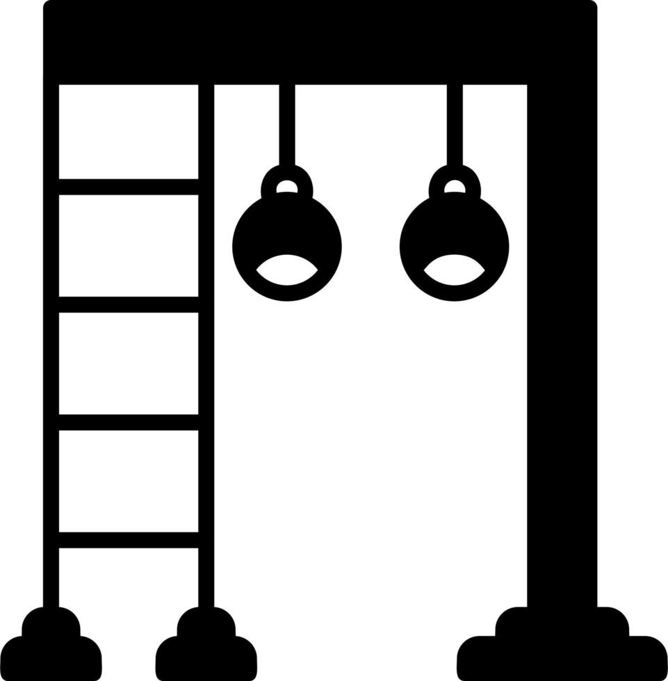 Gym Bars Vector Icon