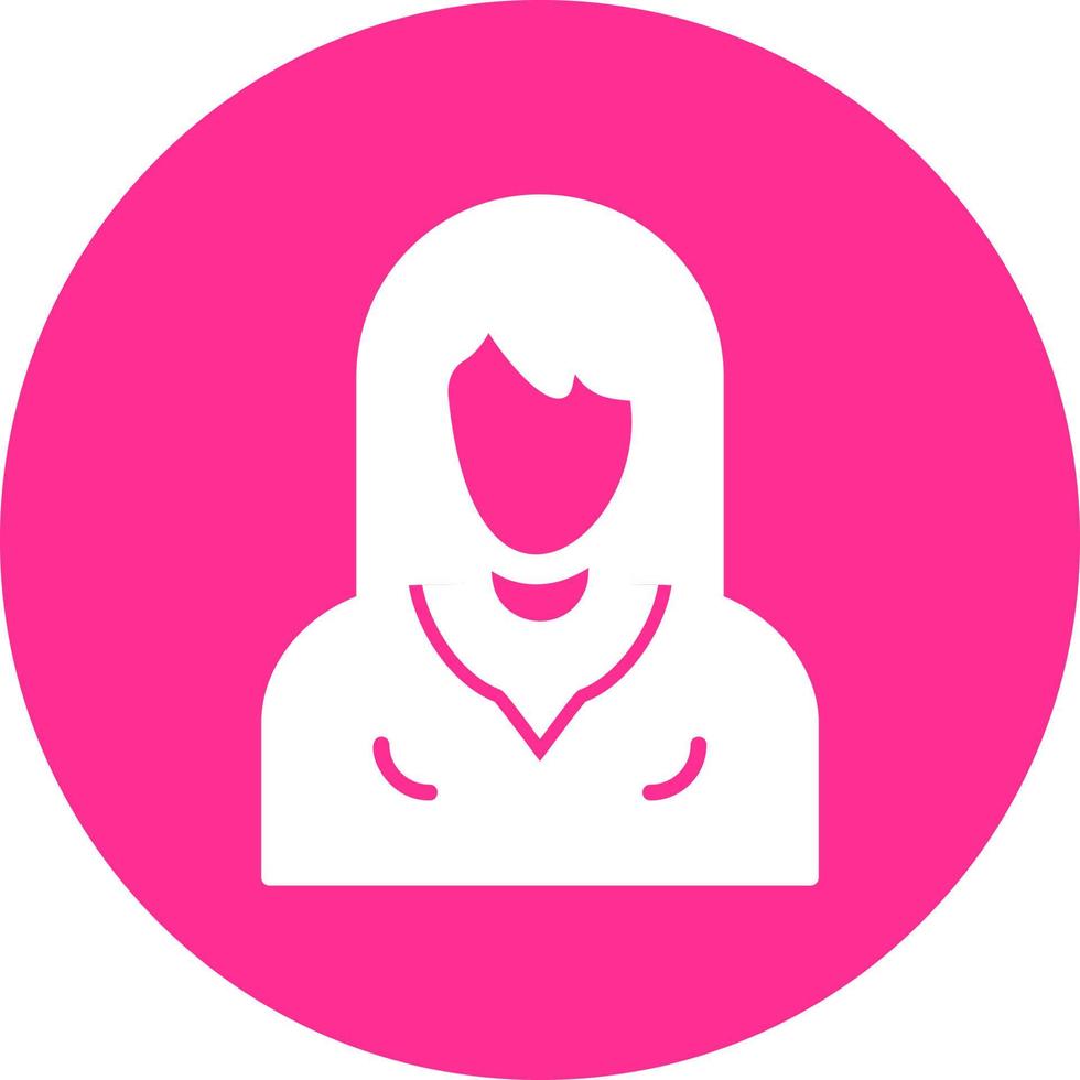 icono de vector femenino