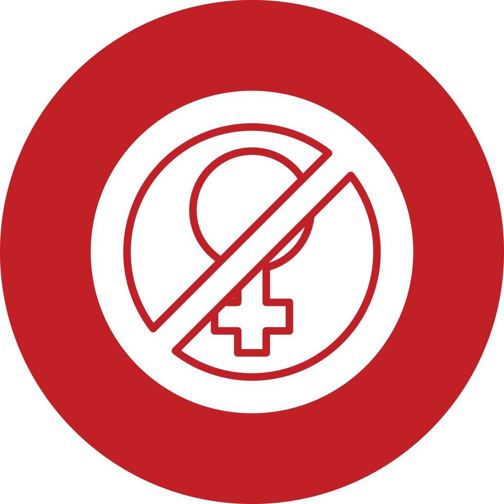 Stop violence Against Women Vector Icon