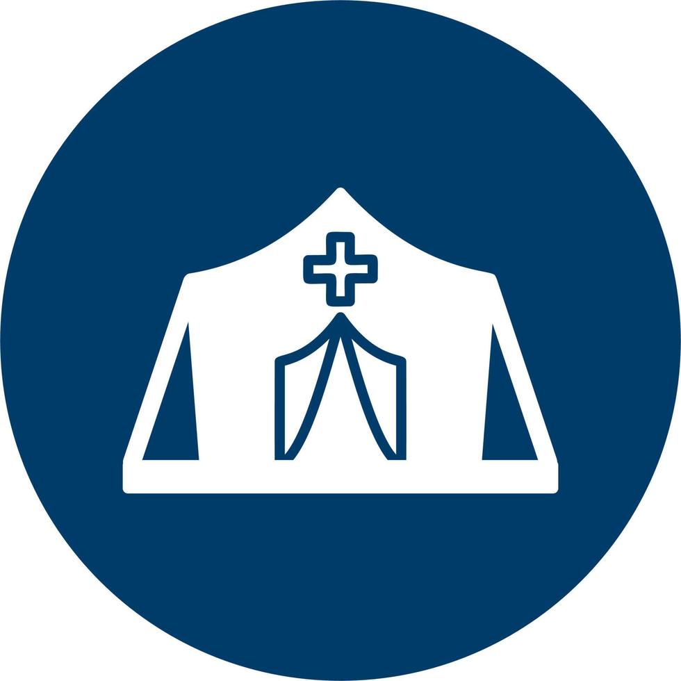 Refugee Camp Vector Icon