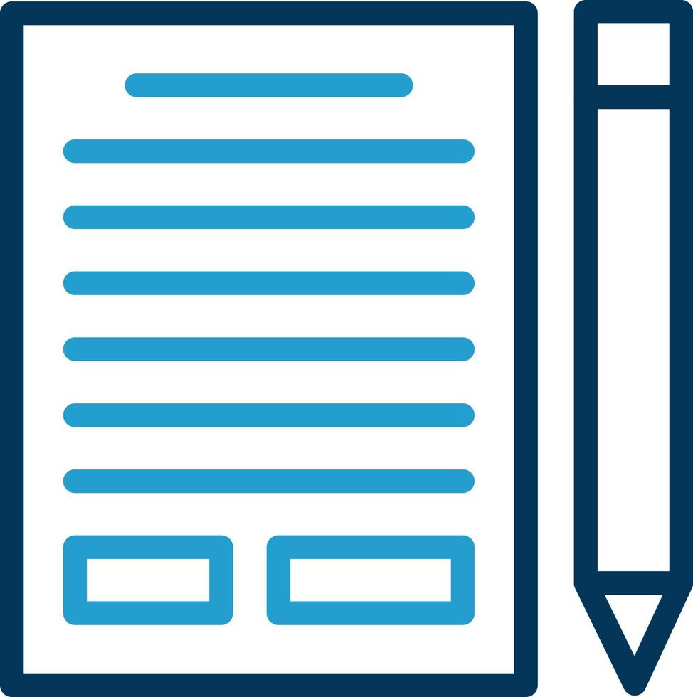 Blog Vector Icon Design