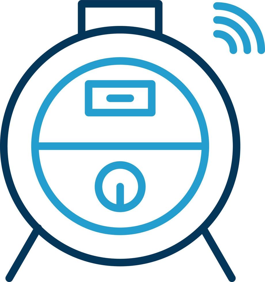 Robot Vacuum Vector Icon Design