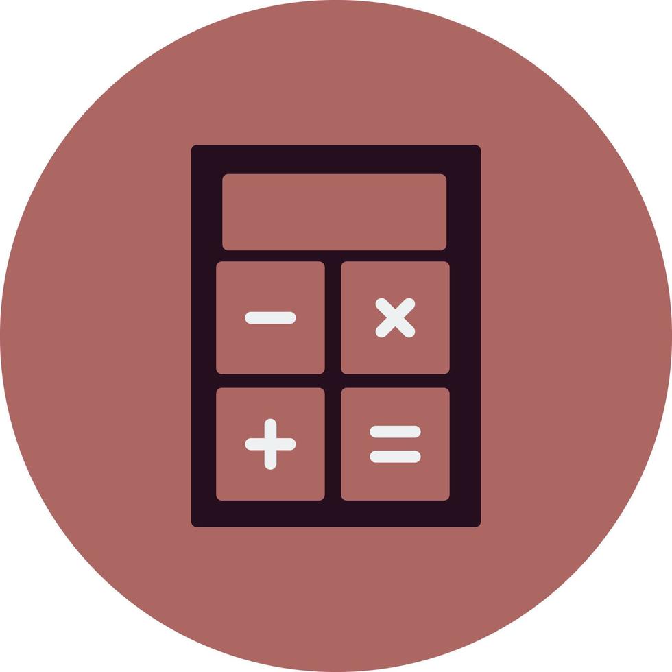 icono de vector de calculadora