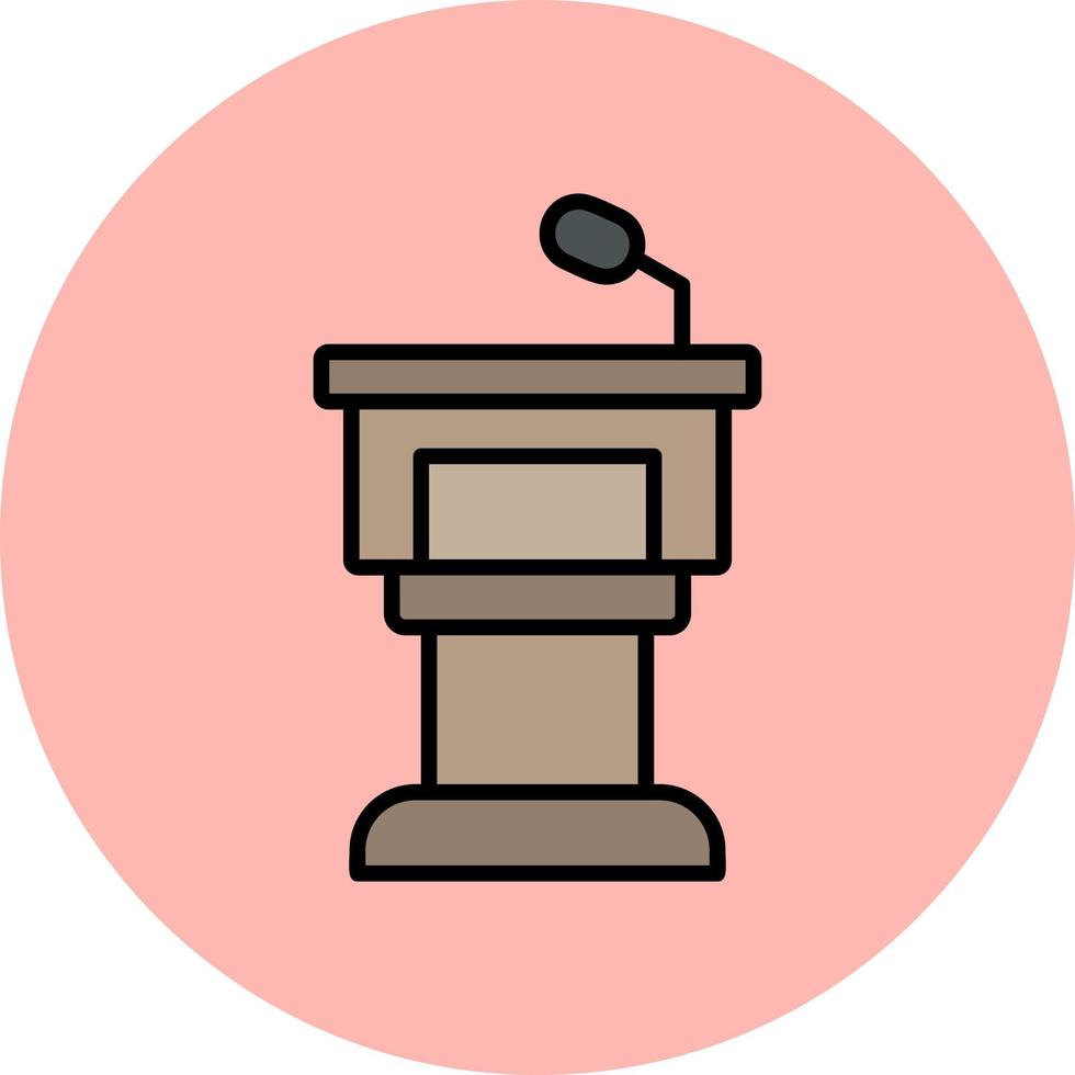 Podium Vector Icon