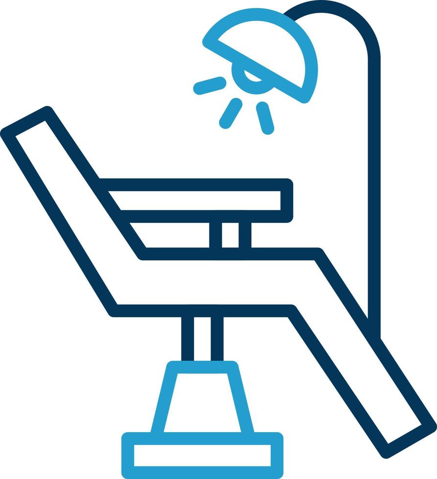 Dentist Chair Vector Icon Design