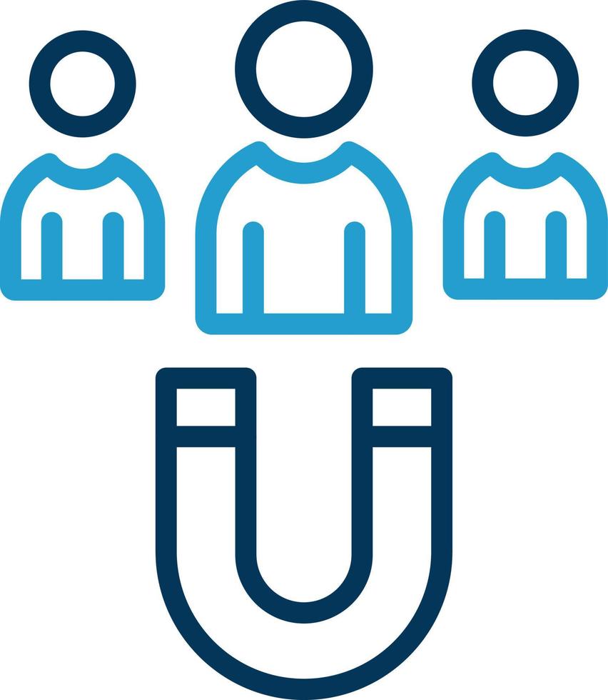 Lead Generation Vector Icon Design