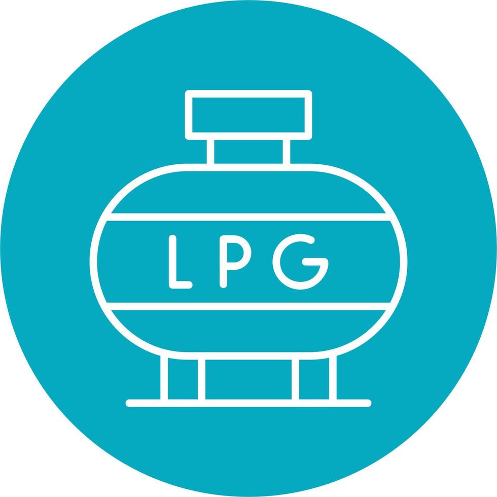 Liquefied Petroleum Gas Vector Icon