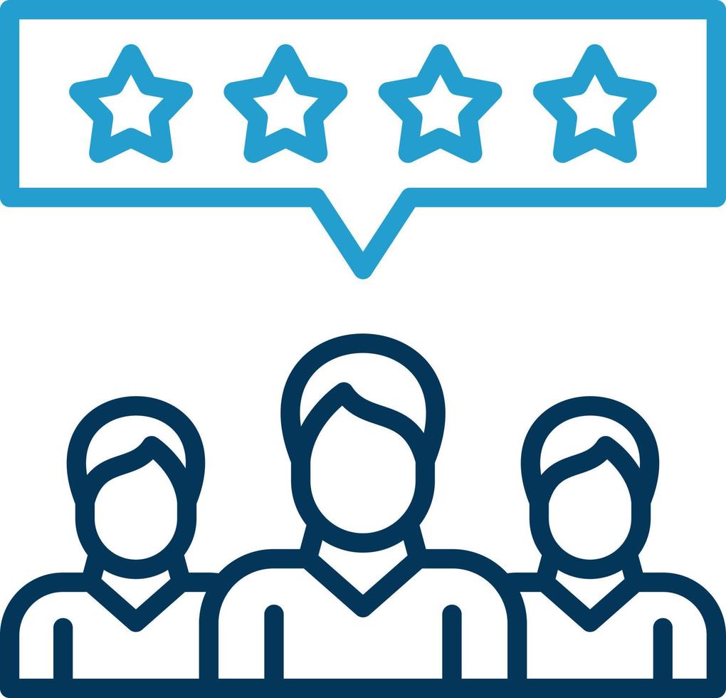 Customer Reviews Vector Icon Design