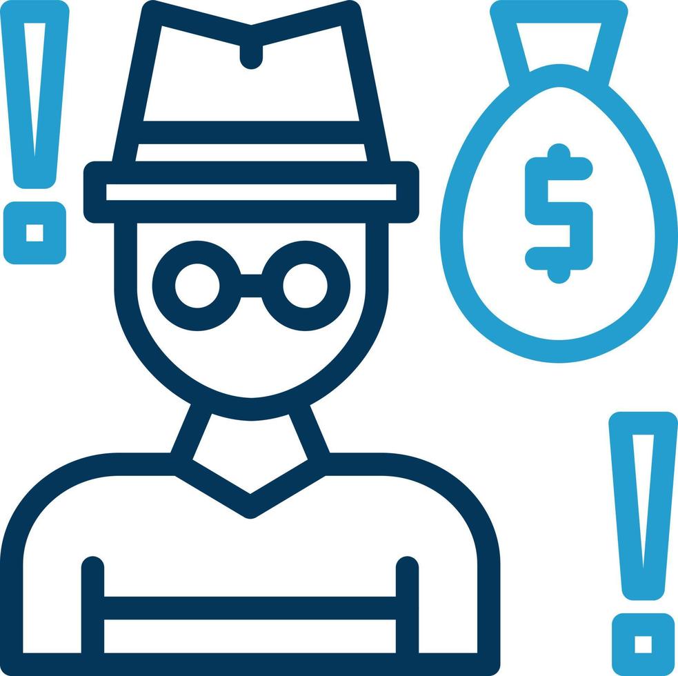 Robbery Vector Icon Design