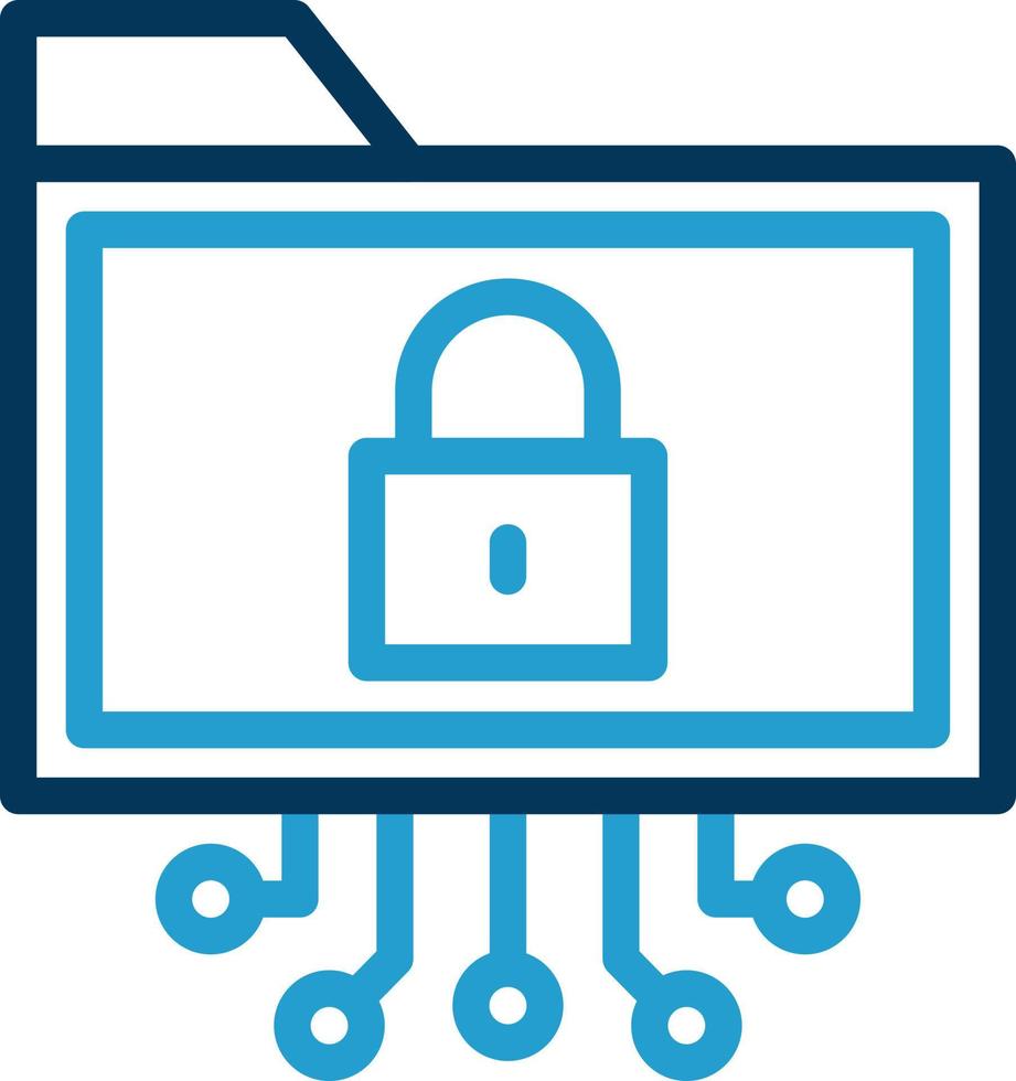 Data Encryption Vector Icon Design
