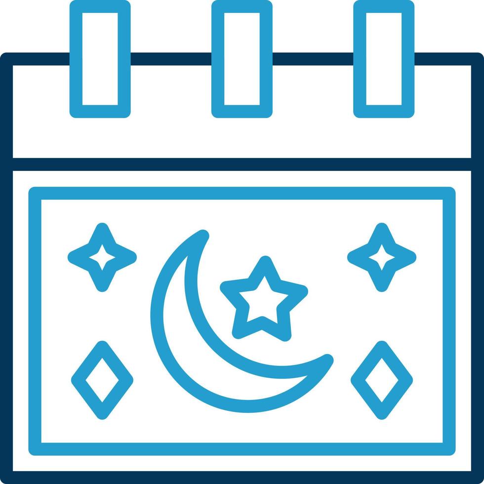 diseño de icono de vector de calendario de ramadán