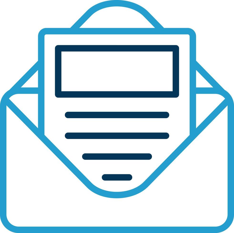 E Newsletter Vector Icon Design
