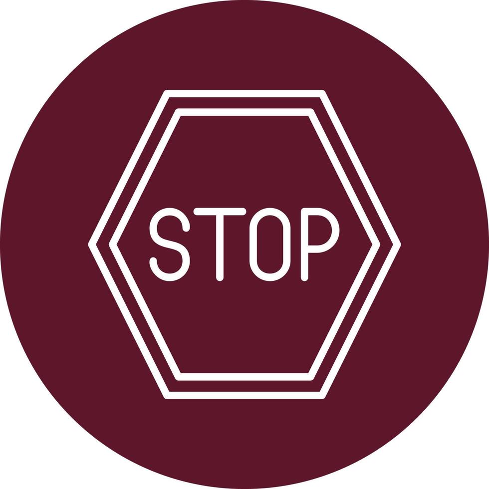 Stop Vector Icon