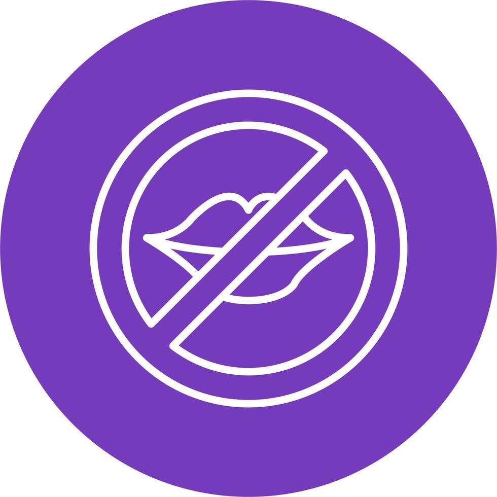 No Catcalling Vector Icon